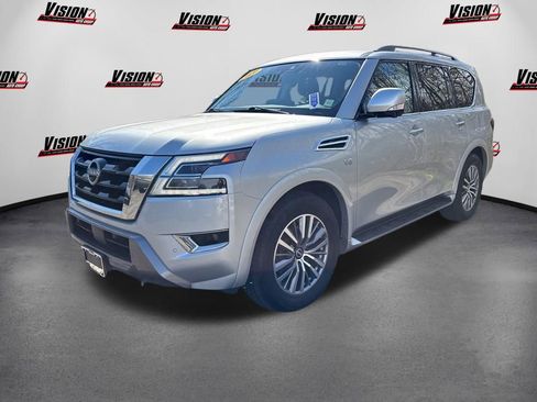 Used 2021 Nissan Armada SL w/ Captain's Chairs Package AWD/4WD image 1