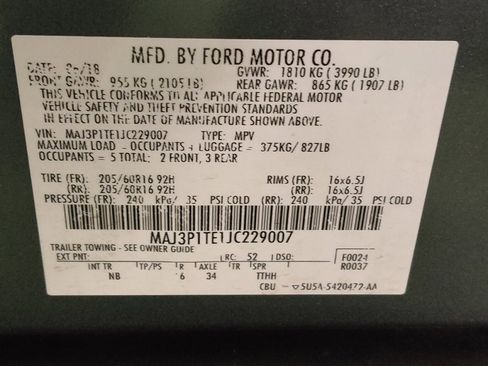 Used 2018 Ford EcoSport SE w/ SE Convenience Package image 33