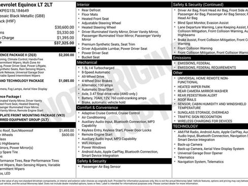 New 2025 Chevrolet Equinox LT w/ Convenience Package II image 49