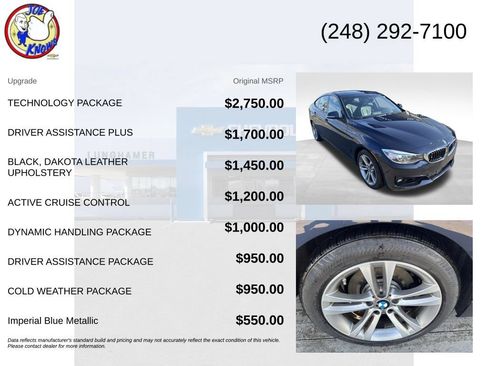 Used 2016 BMW 335i Gran Turismo xDrive AWD/4WD image 5