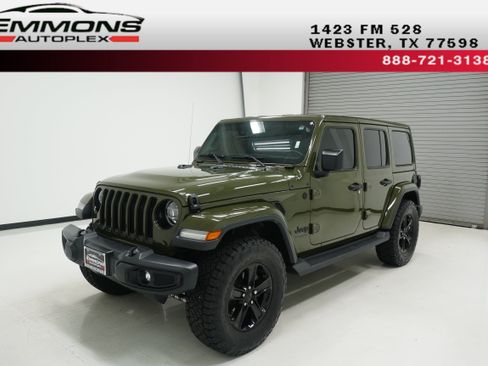 Used 2021 Jeep Wrangler Unlimited Sahara AWD/4WD image 1
