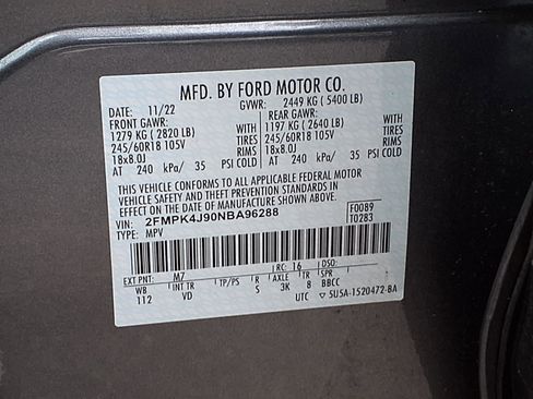 Certified 2022 Ford Edge SEL image 27