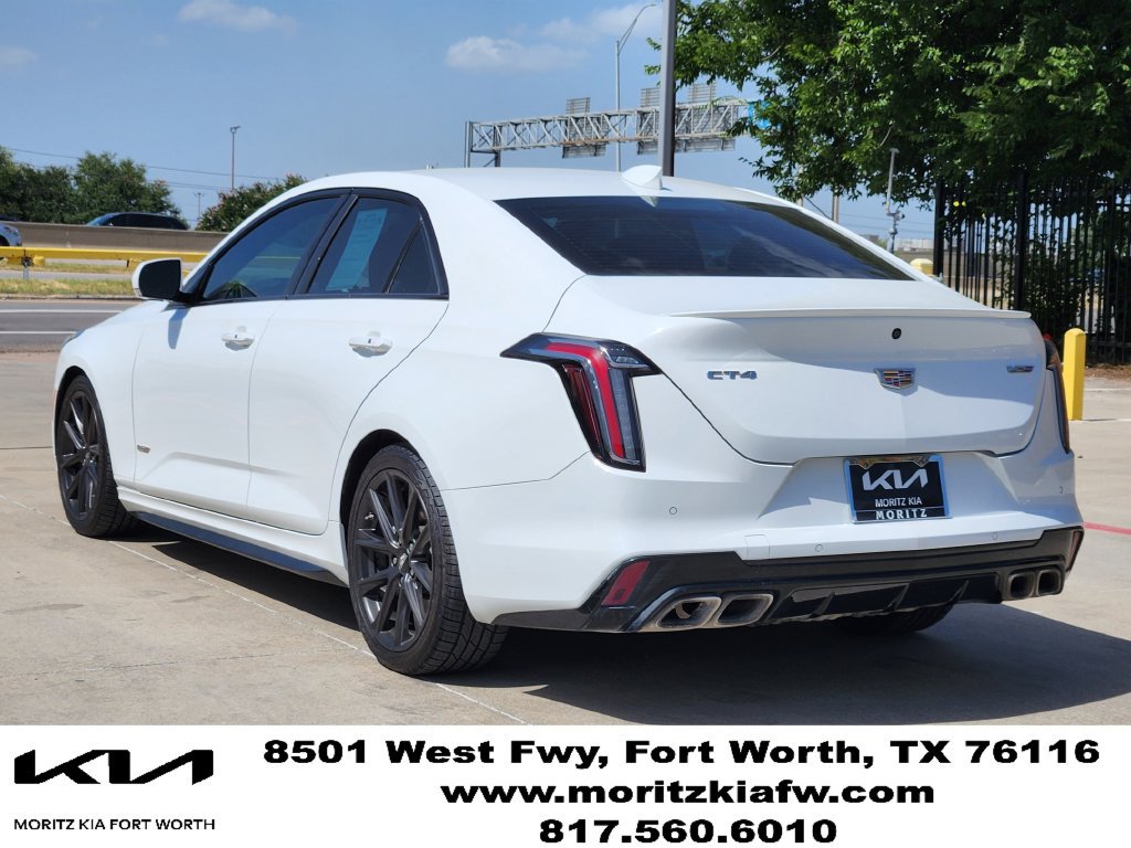 Used 2022 Cadillac CT4 V w/ Navigation Package RWD image 7
