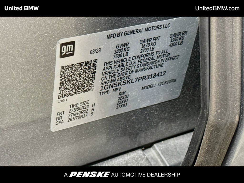 Used 2023 Chevrolet Tahoe Premier w/ Premium Package 2 AWD/4WD image 23