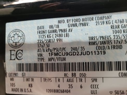 Used 2018 Ford Escape SE image 46