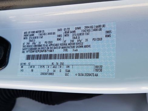 Certified 2022 Ford F150 XLT w/ Equipment Group 302A High image 15