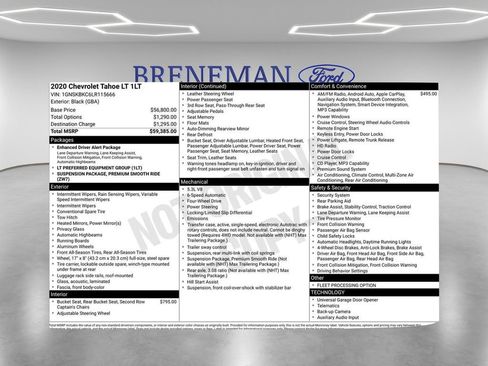 Used 2020 Chevrolet Tahoe LT image 2