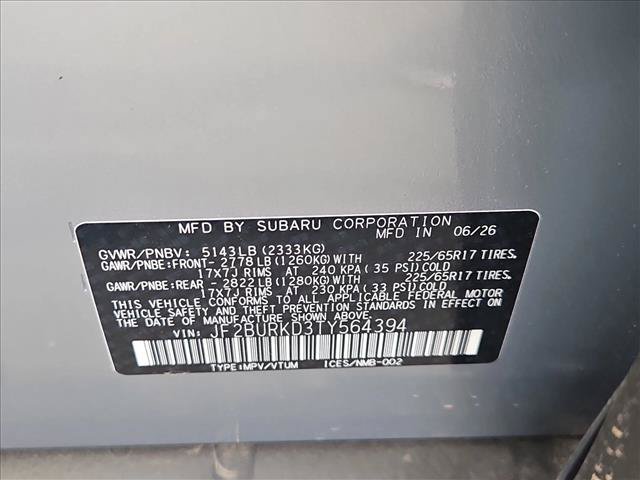 New 2026 Subaru Outback Wilderness AWD/4WD image 17