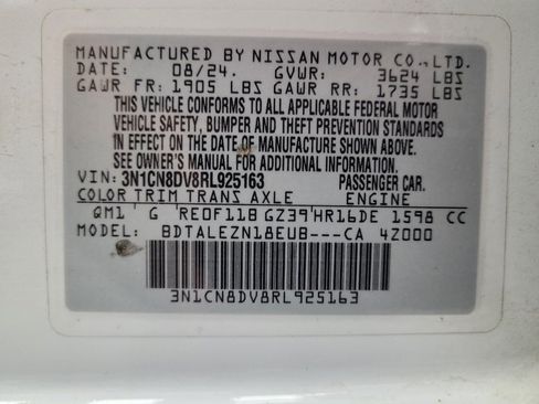 Used 2024 Nissan Versa S FWD image 33