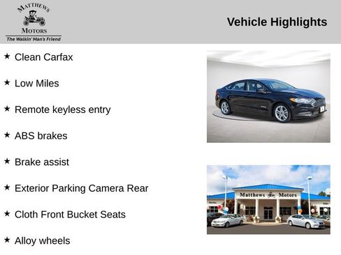 Used 2018 Ford Fusion S image 14