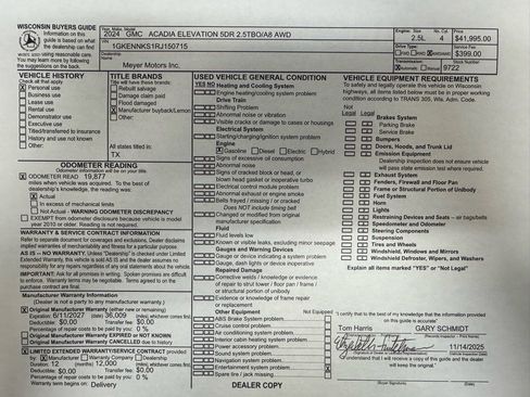 Used 2024 GMC Acadia Elevation w/ Black Edition image 27