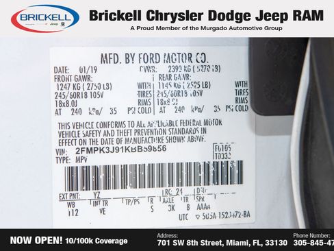 Used 2019 Ford Edge SEL w/ Equipment Group 201A image 33