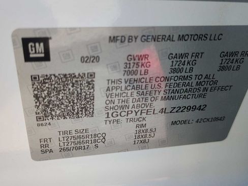 Used 2020 Chevrolet Silverado 1500 LT Trail Boss AWD/4WD image 29