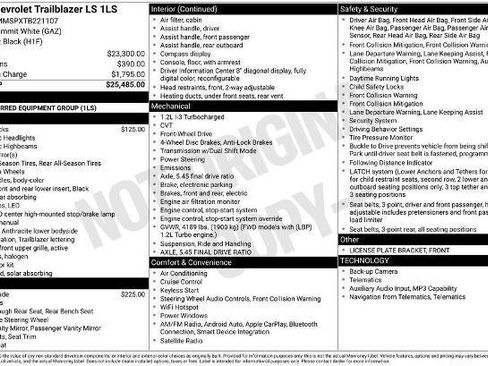 New 2026 Chevrolet TrailBlazer LS FWD image 26