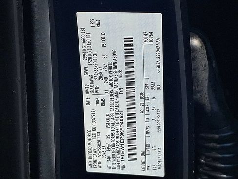 Used 2019 Ford F150 XL w/ Equipment Group 101A Mid AWD/4WD image 27