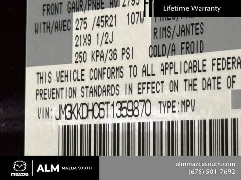 New 2026 MAZDA CX-90 3.3 Turbo S w/ Premium Package image 36