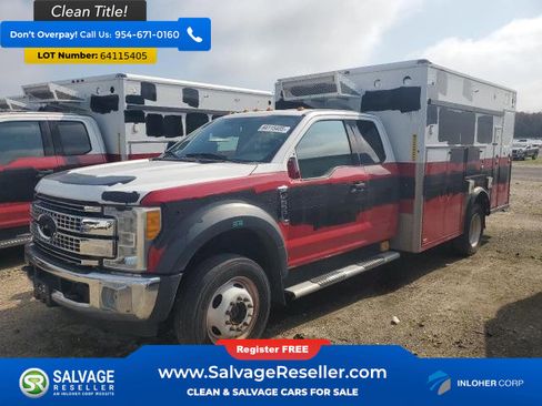 Used 2017 Ford F550 4x4 SuperCab Super Duty image 1