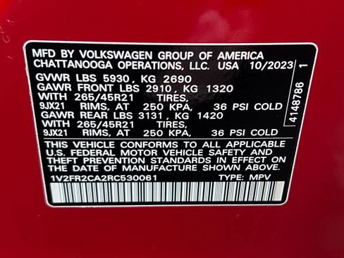 Used 2024 Volkswagen Atlas SEL Premium R-Line image 33