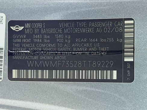 Used 2008 MINI Cooper S FWD image 29