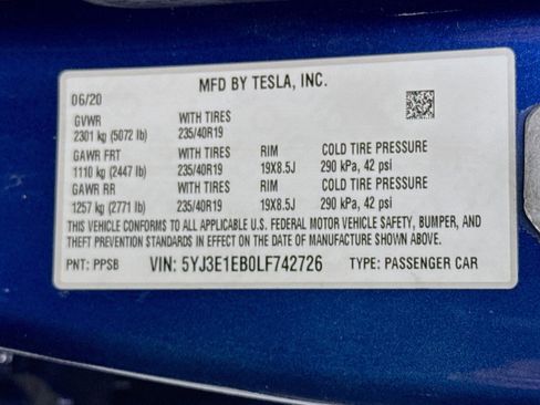 Used 2020 Tesla Model 3 Long Range image 23