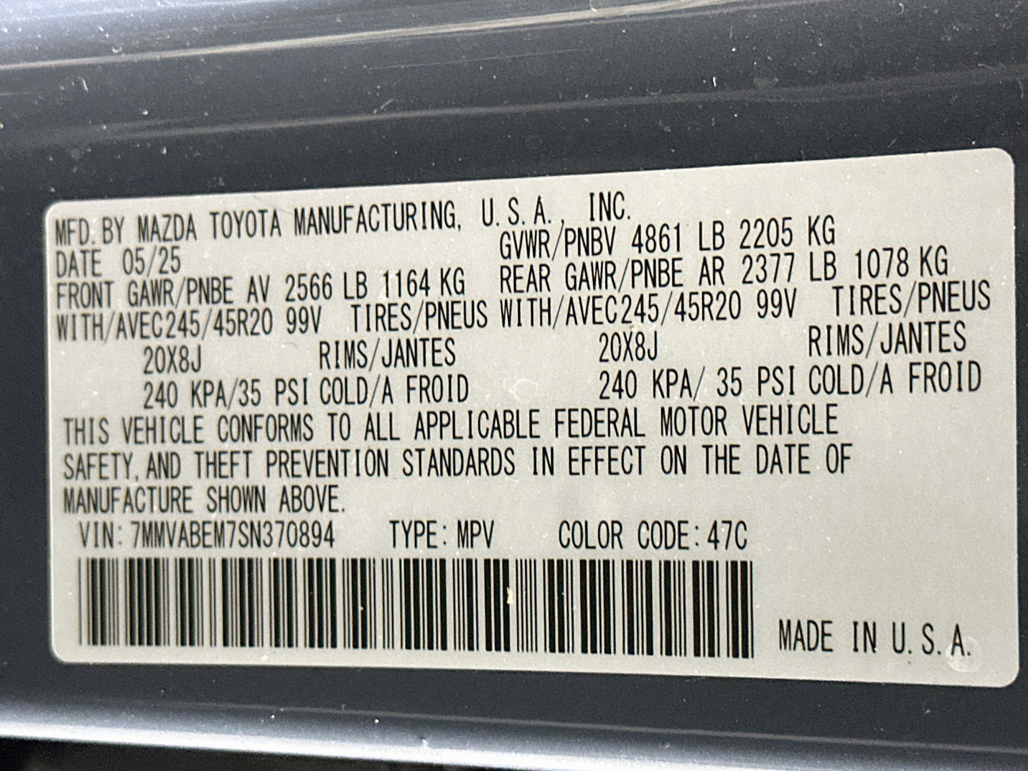 Used 2025 MAZDA CX-50 AWD 2.5 S w/ Premium Plus Pkg image 12