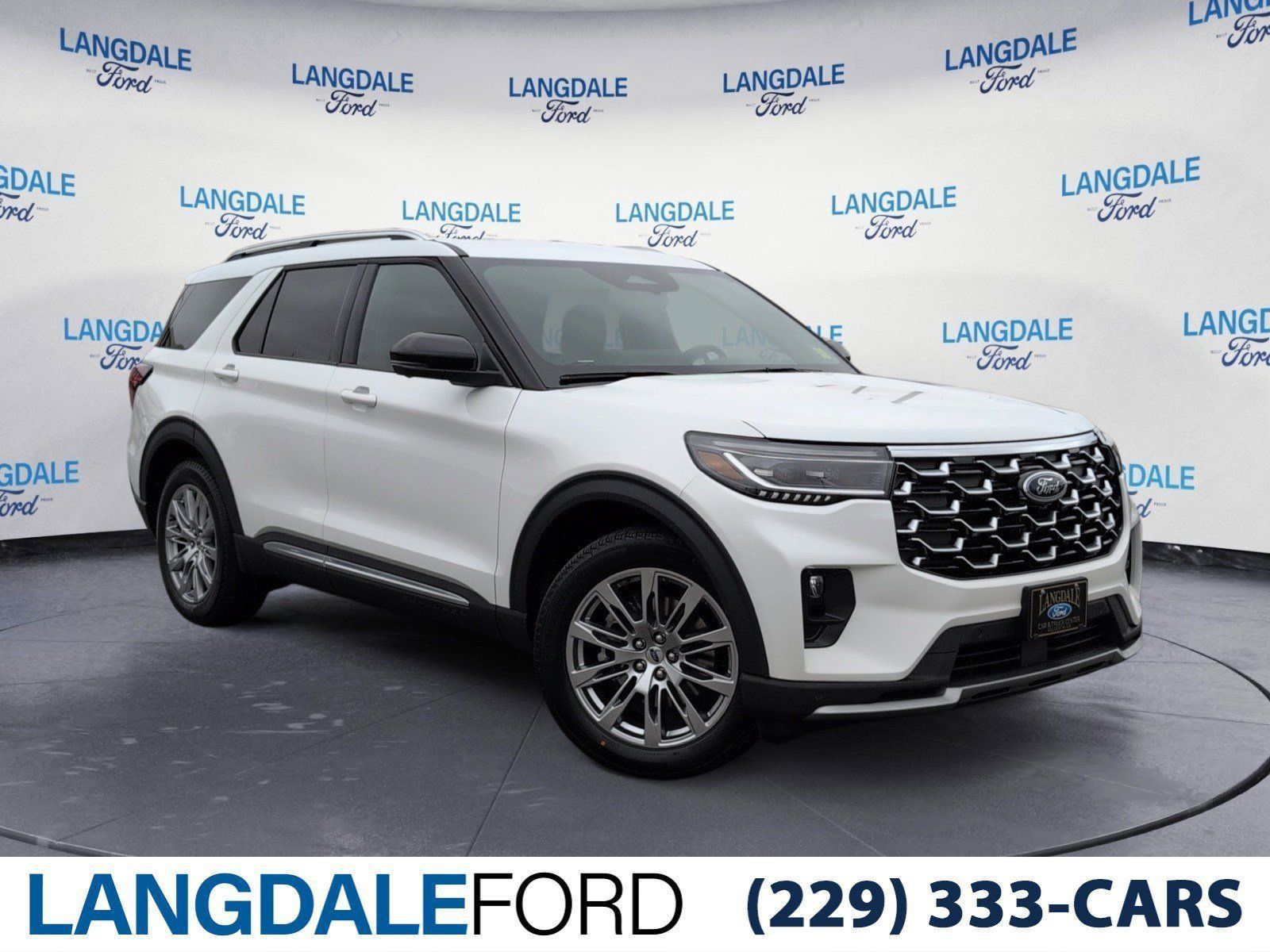 New 2026 Ford Explorer Platinum RWD image 1