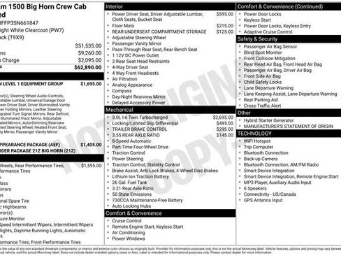 Used 2025 RAM 1500 Big Horn AWD/4WD image 17
