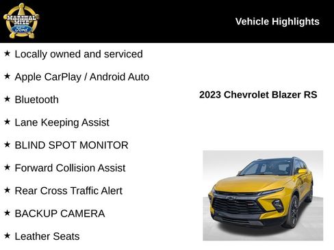 Used 2023 Chevrolet Blazer RS FWD image 2