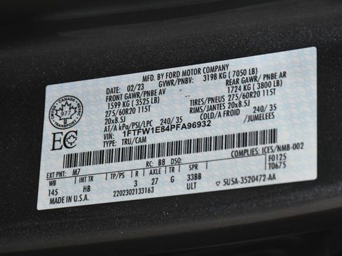 Used 2023 Ford F150 Lariat w/ Equipment Group 502A High AWD/4WD image 17