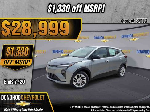 New 2027 Chevrolet Bolt LT w/ Comfort Package FWD image 1