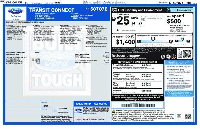Used 2022 Ford Transit Connect XL FWD image 3