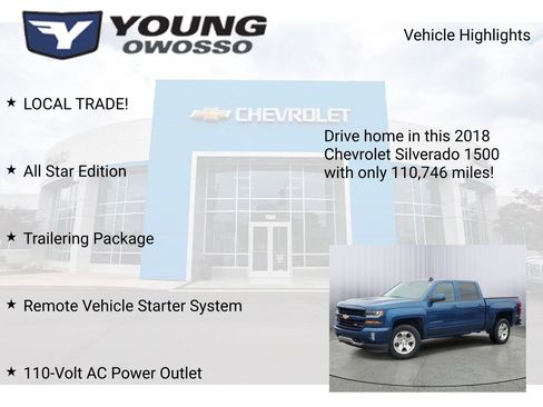 Certified 2018 Chevrolet Silverado 1500 LT w/ All Star Edition image 8