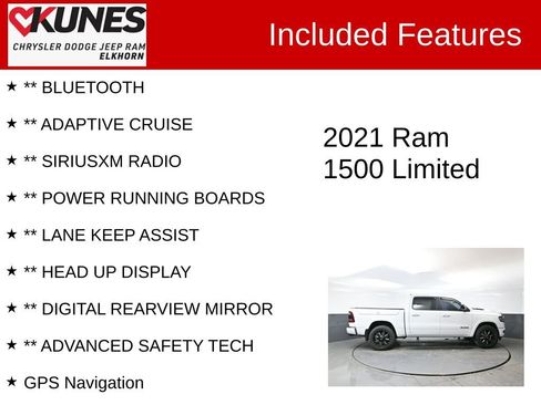 Used 2021 RAM 1500 Limited w/ Night Edition AWD/4WD image 3