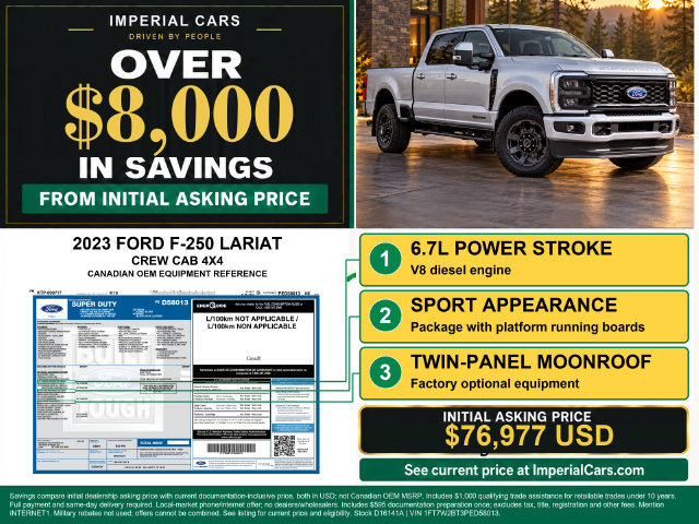 Used 2023 Ford F250 Lariat w/ Sport Appearance Package AWD/4WD image 3
