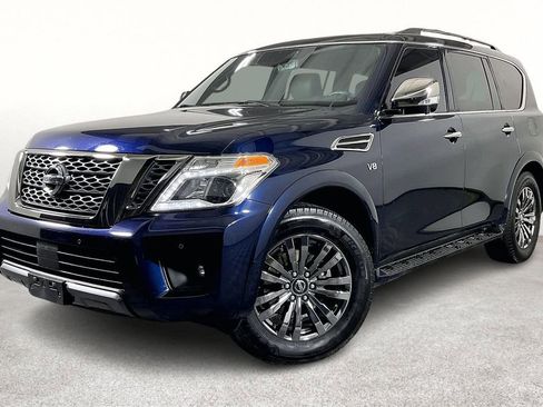 Used 2019 Nissan Armada Platinum w/ Captain's Chairs Package image 15