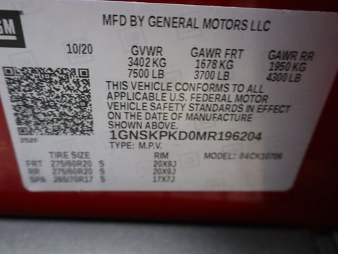 Used 2021 Chevrolet Tahoe Z71 AWD/4WD image 35