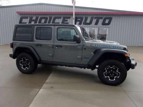 Used 2023 Jeep Wrangler Unlimited Rubicon 4xe w/ Cold Weather Group image 2