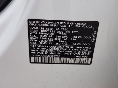 Used 2021 Volkswagen Atlas SE image 31
