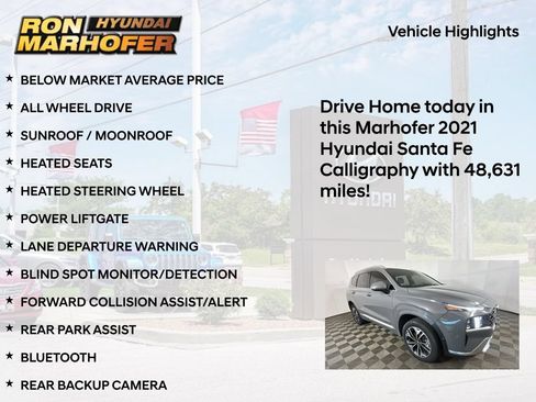 Used 2021 Hyundai Santa Fe Calligraphy AWD/4WD image 14