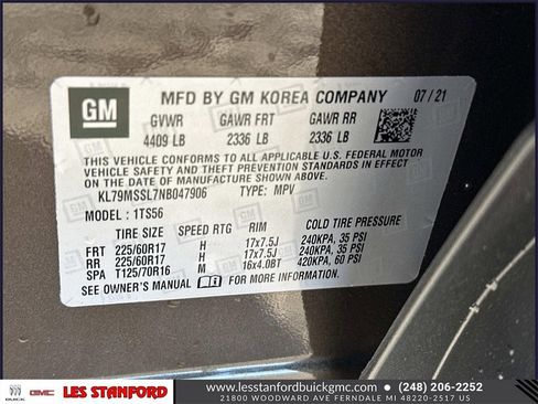 Certified 2022 Chevrolet TrailBlazer ACTIV w/ Convenience Package image 19