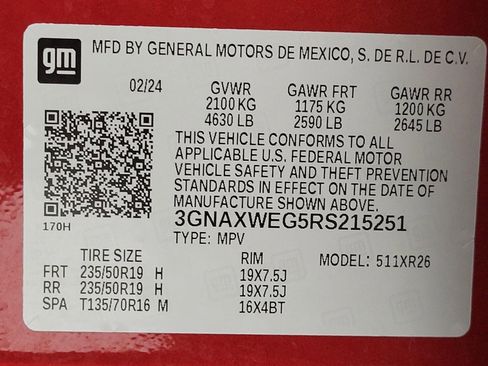 Certified 2024 Chevrolet Equinox RS image 27