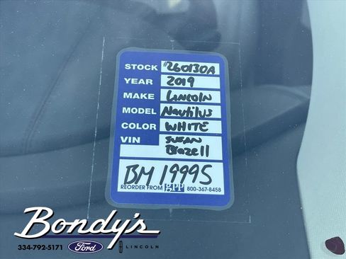 Used 2019 Lincoln Nautilus Reserve image 21