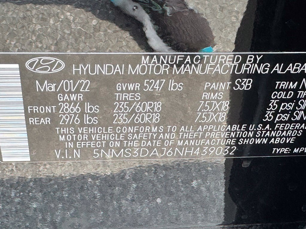 Used 2022 Hyundai Santa Fe SEL w/ Convenience + Premium Package AWD/4WD image 42