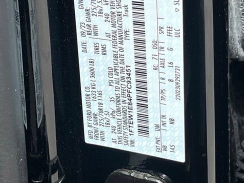 Used 2023 Ford F150 Tremor w/ Equipment Group 402A High AWD/4WD image 36