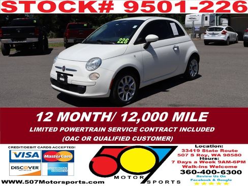 Used 2017 FIAT 500 Pop FWD image 3