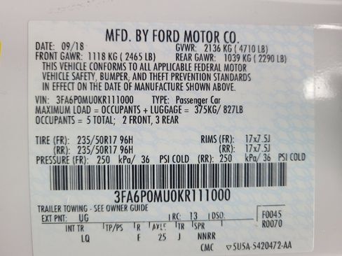 Used 2019 Ford Fusion SEL image 33