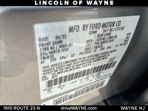 Certified 2023 Lincoln Nautilus AWD w/ Premium Package image 29