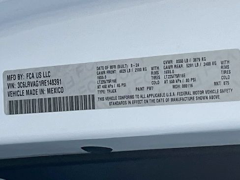 Used 2024 RAM ProMaster 1500 w/ Safety Group FWD image 27