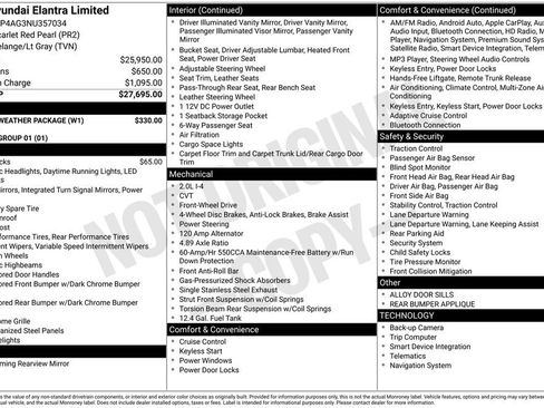 Used 2022 Hyundai Elantra Limited w/ Winter Weather Package image 11