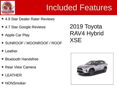 Used 2019 Toyota RAV4 XSE w/ XSE Weather Package AWD/4WD image 4